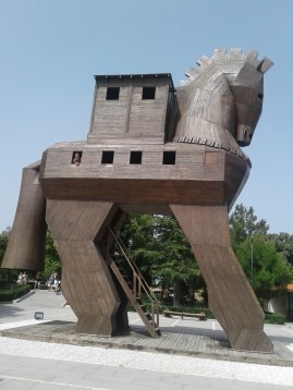 Δούρειος Ίππος (Φωτογραφία από επίσκεψη στην Τροία, 6/2016)